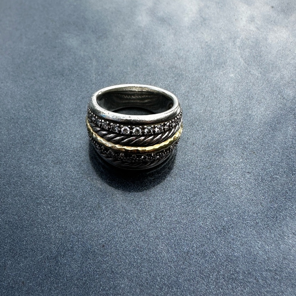 David Yurman Midnight Mélange Ring - Picture 3 of 6